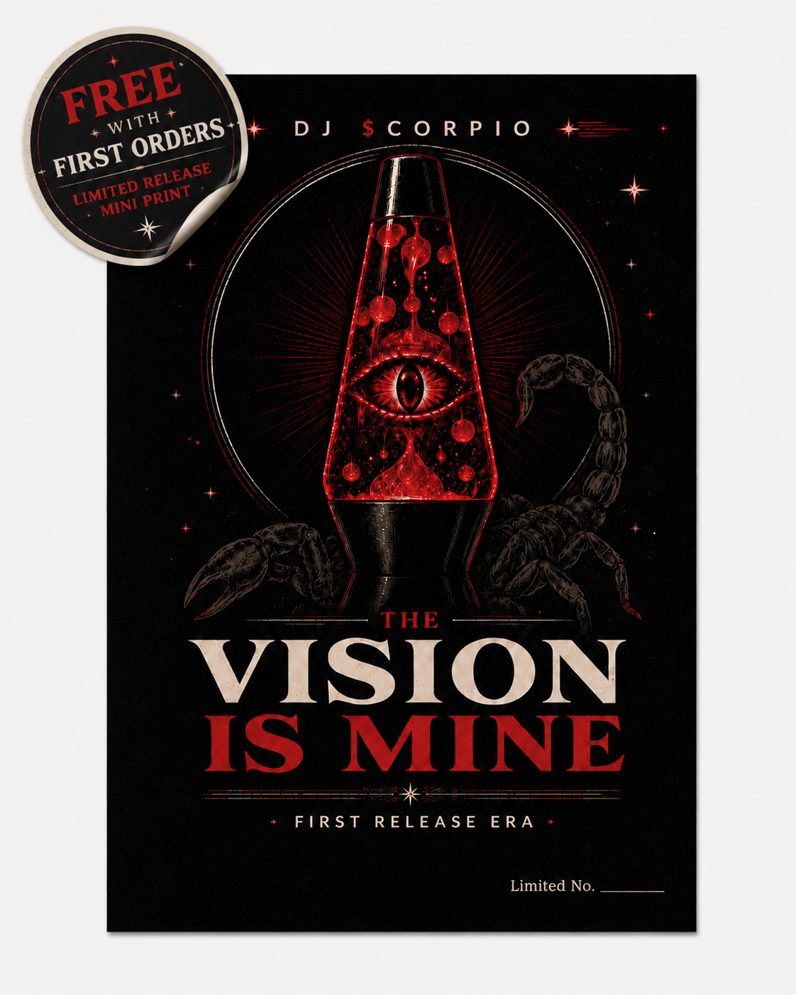 DJ $CORPIO — The Vision Is Mine First Drop Tee